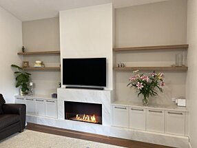 Private Residence - Flex 42SS Built-In Fireplace by EcoSmart Fire