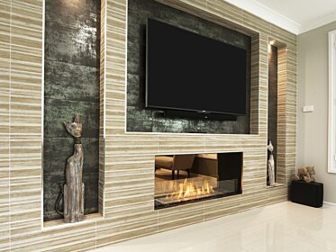 Private Residence - Built-in fireplaces