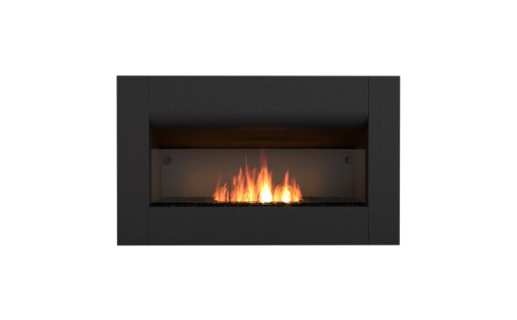 Firebox 650CV Curved Fireplace - Ethanol / Black / Front View by EcoSmart Fire
