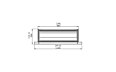 Firebox 920CV Curved Fireplace - Technical Drawing / Top by EcoSmart Fire