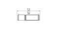 Flex 50DB.BX1 Double Sided - Technical Drawing / Top by EcoSmart Fire