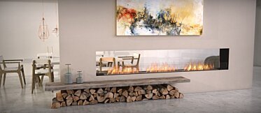 Lounge Area - Fireplace inserts