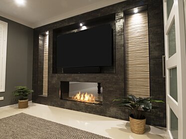 Private Residence - Double sided fireplaces