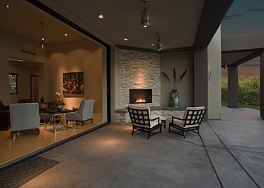 Outdoor Space - Single sided fireplaces