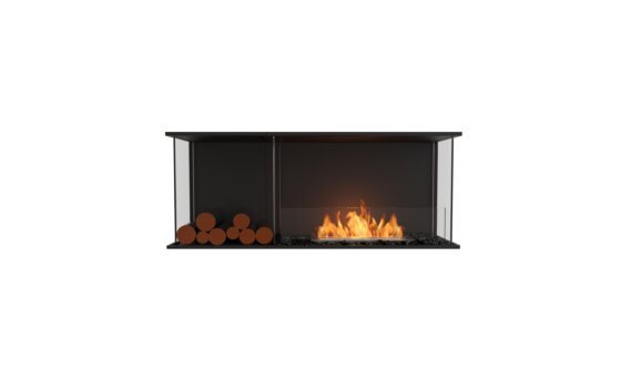 Flex 50 - Ethanol / Black / Installed view - Logs not included by EcoSmart Fire