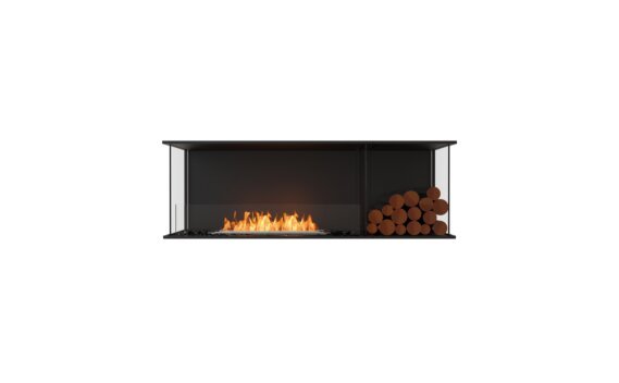 Flex 60 - Ethanol / Black / Installed view - Logs not included by EcoSmart Fire