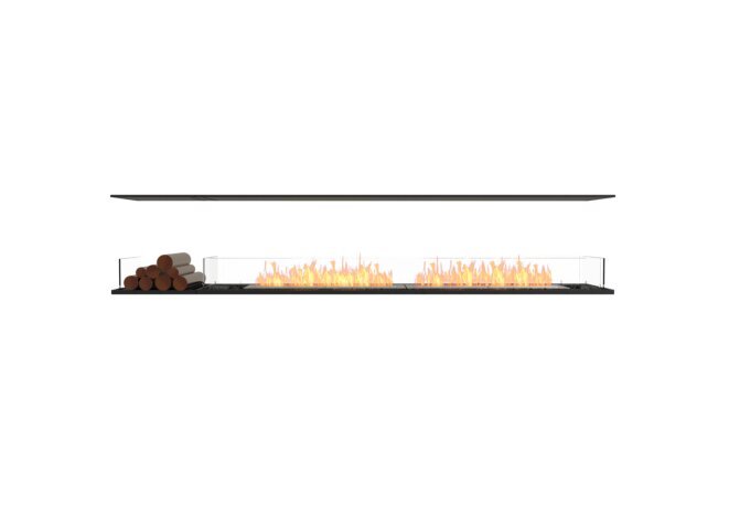 Flex 104IL.BX1 Island - Ethanol / Black / Installed View by EcoSmart Fire