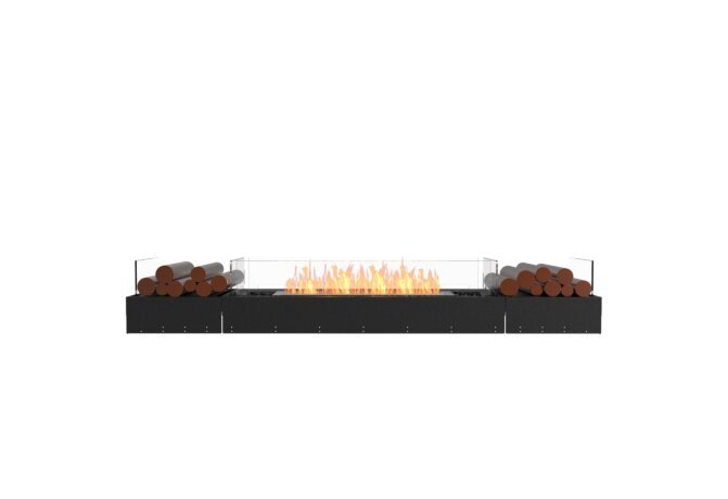 Flex 86BN.BX2 Bench - Ethanol / Black / Uninstalled View by EcoSmart Fire