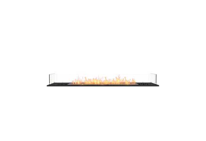 Flex 68BN Bench - Ethanol / Black / Installed View by EcoSmart Fire