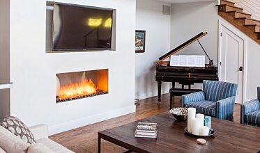 Studio City - Built-in fireplaces