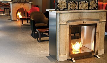 Equilibrium Bar - Built-in fireplaces