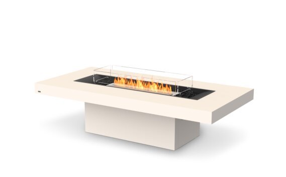 Gin 90 (Chat) Fire Table - Ethanol / Bone / Optional Fire Screen by EcoSmart Fire