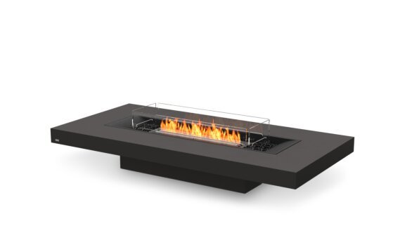 Gin 90 (Low) Fire Table - Ethanol - Black / Graphite / Optional Fire Screen by EcoSmart Fire