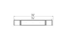 Flex 104LC.BX2 Flex Fireplace - Technical Drawing / Top by EcoSmart Fire