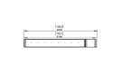 Flex 122PN.BXR Flex Fireplace - Technical Drawing / Top by EcoSmart Fire