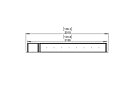 Flex 122SS.BXL Flex Fireplace - Technical Drawing / Top by EcoSmart Fire