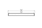 Flex 158SS Flex Fireplace - Technical Drawing / Top by EcoSmart Fire