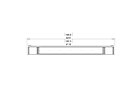 Flex 158SS.BX2 Fireplace Insert - Technical Drawing / Top by EcoSmart Fire