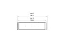 Flex 50PN Flex Fireplace - Technical Drawing / Top by EcoSmart Fire