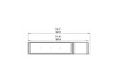 Flex 68PN.BXR Flex Fireplace - Technical Drawing / Top by EcoSmart Fire
