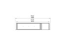 Flex 68SS.BXR Flex Fireplace - Technical Drawing / Top by EcoSmart Fire