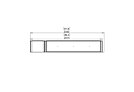Flex 86LC.BXL Flex Fireplace - Technical Drawing / Top by EcoSmart Fire