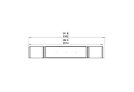 Flex 86PN.BX2 Flex Fireplace - Technical Drawing / Top by EcoSmart Fire