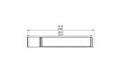 Flex 86PN.BXL Flex Fireplace - Technical Drawing / Top by EcoSmart Fire
