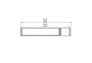Flex 86PN.BXR Flex Fireplace - Technical Drawing / Top by EcoSmart Fire