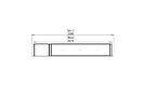 Flex 86SS.BXL Flex Fireplace - Technical Drawing / Top by EcoSmart Fire
