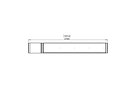 Flex 104IL.BX1 Flex Fireplace - Technical Drawing / Top by EcoSmart Fire