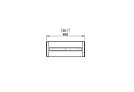 Flex 32IL Flex Fireplace - Technical Drawing / Top by EcoSmart Fire
