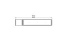 Flex 86IL.BX1 Flex Fireplace - Technical Drawing / Top by EcoSmart Fire