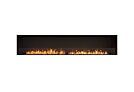 Flex 104SS Flex Fireplace - Ethanol / Black / Installed View by EcoSmart Fire