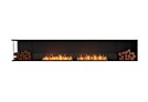 Flex 122LC.BX2 Flex Fireplace - Ethanol / Black / Installed View by EcoSmart Fire