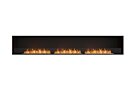 Flex 122SS Flex Fireplace - Ethanol / Black / Installed View by EcoSmart Fire