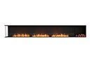 Flex 140LC.BXR Flex Fireplace - Ethanol / Black / Installed View by EcoSmart Fire