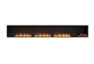 Flex 140SS.BXR Flex Fireplace - Ethanol / Black / Installed View by EcoSmart Fire