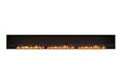 Flex 158SS Flex Fireplace - Ethanol / Black / Installed View by EcoSmart Fire