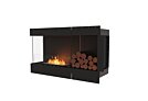 Flex 50LC.BXR Flex Fireplace - Ethanol / Black / Uninstalled View by EcoSmart Fire