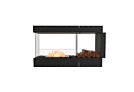 Flex 50PN.BXR Flex Fireplace - Ethanol / Black / Uninstalled View by EcoSmart Fire