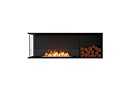 Flex 60LC.BXR Flex Fireplace - Ethanol / Black / Installed View by EcoSmart Fire