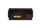 Flex 60SS.BXR Flex Fireplace - Ethanol / Black / Uninstalled View by EcoSmart Fire