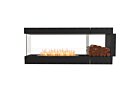 Flex 68PN.BXR Flex Fireplace - Ethanol / Black / Uninstalled View by EcoSmart Fire