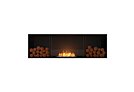 Flex 68SS.BX2 Flex Fireplace - Ethanol / Black / Installed View by EcoSmart Fire