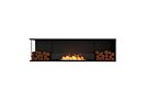 Flex 78LC.BX2 Flex Fireplace - Ethanol / Black / Installed View by EcoSmart Fire