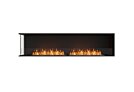 Flex 86LC Flex Fireplace - Ethanol / Black / Installed View by EcoSmart Fire