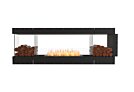 Flex 86PN.BX2 Flex Fireplace - Ethanol / Black / Uninstalled View by EcoSmart Fire