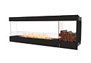 Flex 86PN.BXR Flex Fireplace - Ethanol / Black / Uninstalled View by EcoSmart Fire