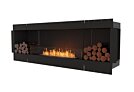Flex 86SS.BX2 Flex Fireplace - Ethanol / Black / Uninstalled View by EcoSmart Fire